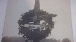 WWI  Carte Photo Guerre 14-18 Militaire Cimetière BOIS LE PRETRE 54 MONTAUVILLE - Andere & Zonder Classificatie