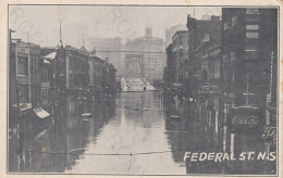 CARTOLINA  PITTSBURGH,PENNSYLVANIA,STATI UNITI-FLOOD 1936-FEDERAL STREET,N.S.PGH.-NON VIAGGIATA - Pittsburgh