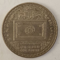 SRI LANKA- 1 RUPEE 1992. - Sri Lanka