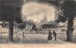 Soisy Sous Etiolles      91          Eglise Et Avenue Chevalier            (voir Scan) - Autres & Non Classés