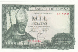 CRBS0821 BILLETE ESPAÑA 1000 PESETAS 1965 SIN CIRCULAR - 1000 Peseten