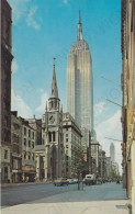 CARTOLINA  NEW YORK CITY,NEW YORK,STATI UNITI-LOOKING ALONG FIFTH AVENUE,THE EMPIRE BUILDING-VIAGGIATA 1967 - Empire State Building