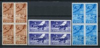 Ifni 1966. Edifil 218-20 X 4 ** MNH. - Ifni