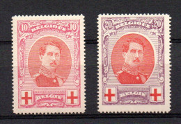 N° 133 Et 134 ** Cote 338 Eur - 1914-1915 Croix-Rouge