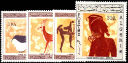 Algeria 1967 Rock-Paintings Of Tassili-N-Ajjer (2nd Series) Unmounted Mint. - Algérie (1962-...)