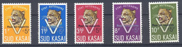 Sud Kasai - 20C/24C - Léopards - Surcharge "Pour Les Rapatriés" - 1961 - MNH - Sur Kasai
