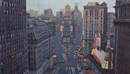 CARTOLINA  BROADWAY-TIMES SQUARE,NEW YORK CITY,NEW YORK,STATI UNITI-VIAGGIATA 1967 - Broadway