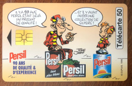 TELECARTE REF PHONECOTE F632 PERSIL PLUS BLANC SPIROU TELEFONKARTE SCHEDA TARJETA PHONECARD PREPAID PREPAYÉE CALLING - 1996