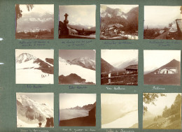 1 Planche Album Photos Alpes - Orte
