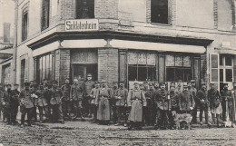 AK Bétheniville - Deutsche Soldaten Und Hund Vor Soldatenheim - Ca. 1915 (64690) - Bétheniville