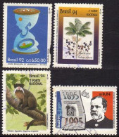 Ref. BR-U1992-95 BRAZIL 1992 - 1994 AND 1995 - USED, . 4V - Used Stamps