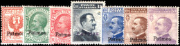 Patmo 1912 Set Of Original Values Fine Lightly Mounted Mint. - Ägäis (Patmo)