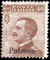 Patmos 1912-21 40c Brown Unmounted Mint. - Ägäis (Patmo)