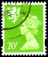 Scotland 1993-98 20p Bright Green Litho Questa Fine Used. - Scotland