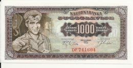 YOUGOSLAVIE 1000 DINARA 1963 UNC P 75 - Yougoslavie