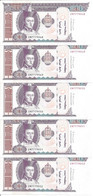 MONGOLIE 100 TUGRIK 2014 UNC P 65 C ( 5 Billets ) - Mongolie