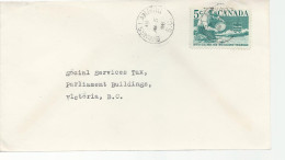 23043) Canada Postmark Cancel Closed Post Office Ewing's Landing - Lettres & Documents