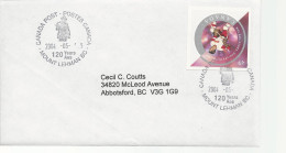 23079) Canada Postmark Cancel 19 May 2004 Mount Lehman BC 120 Anniversary Year - Covers & Documents