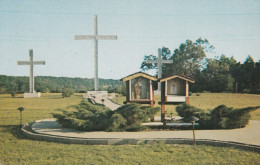 The Lighted Crosses Located On The Holy Communion Chapel 2.5 Miles Off Highway 74, Illinois - Other & Unclassified