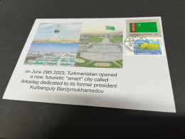 3-7-2023 (1 S 13) Tukmenistan Opened New Futuristic "Smart" City On 29 June 2023 - City Of Arkadag - Turkmenistan