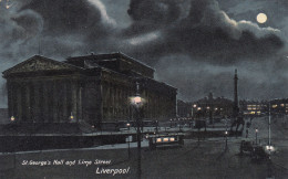 England Liverpool St George's Hall And Lime Street At Night  - Liverpool