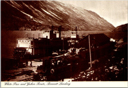 Canada Yukon Bennett Landing White Pass & Yukon Route Train With Strenwheelers Clifford Sifton Gleaner & SS Bailey 1899 - Yukon