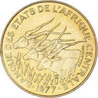 Monnaie, États De L'Afrique Centrale, 10 Francs, 1977 - Centrafricaine (République)