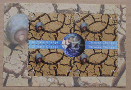 N-U-C Ny08-01 : Nations Unies New-York  - Changement De Climat, Escargot Sur Terre Aride Craquelée Et Globe Terrestre - Unused Stamps