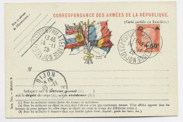 FRANCE CAISSE AMORTISSEMENT PASTEUR 1FR50 ORANGE  CARTE FM EXPO PHIL 14.11.1928 DIJON NON CIRCULEE SUPERBE - 1927-31 Sinking Fund