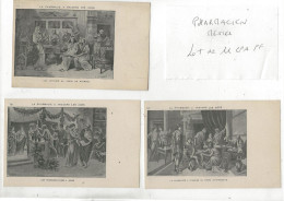 Pharmacien (Métiers) : Lot De 11 CP Le Pharmacien à Travers Les âges Environ 1910 (animé, Commerces) PF. - Colecciones Y Lotes