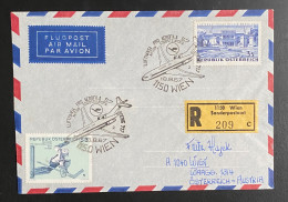 Österreich 1967 Eingeschriebener Brief Mit Mi. 1235 U. 1215 + SStmpl. Lufthansa Pro Aerophila Wien - Sonstige & Ohne Zuordnung