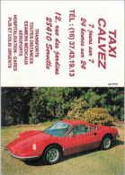 PETIT CALENDRIER  1994  AVEC UNE FERRARI  GENRE  DINO 206 GT - Formato Grande : 1991-00