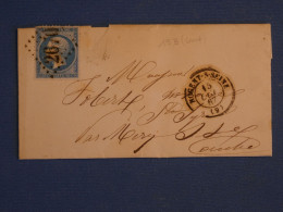 BV2 FRANCE BELLE LETTRE  1967 NOGENT A MERY  +NAPOLEON  20C  +AFF.INTERESSANT+ - 1862 Napoleon III