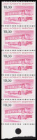 1981. FINLAND. LINJA-AUTORAHTI - BUSSFRAKT. 10,00 Mk. In Never Hinged 5-stripe With Lower Marg... (Michel 17) - JF534317 - Postbuspakete