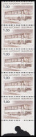 1981. FINLAND. LINJA-AUTORAHTI - BUSSFRAKT. 1,00 Mk. In Never Hinged 5-stripe With Lower Margi... (Michel 15) - JF534320 - Postbuspakete