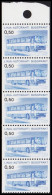 1981. FINLAND. LINJA-AUTORAHTI - BUSSFRAKT. 0,50 Mk. In Never Hinged 5-stripe With Upper Margi... (Michel 14) - JF534321 - Pakjes Per Postbus