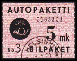 1949-1950. Rose And Triangels. 5 Mk Red & Black.  (Michel 2) - JF534366 - Pakjes Per Postbus