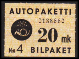 1949-1950. Rose And Triangels. 20 Mk Orange & Black. Hinged. (Michel 3) - JF534369 - Pakjes Per Postbus