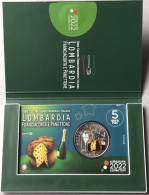 ITALIA 2023 VENETO PROSECCO E GRANSEOLA MONETA 5 EURO COINCARD VENEZIA LEONE - Collezioni