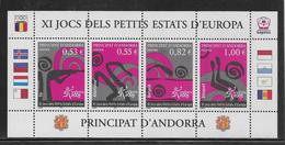 Andorre N°609/612 - Feuillet - Neuf ** Sans Charnière - TB - Unused Stamps