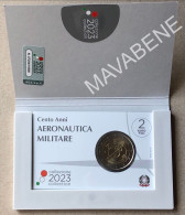 ITALIA 2023 AERONAUTICA MILITARE COINCARD MONETA 2 EURO NUOVA Esaurita Alla Zecca - Sammlungen