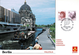 NORWAY 1992 PU95 BERLIN PHILATELIA PHILATELIC EXHIBITION CARD - Maximumkarten (MC)