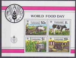 1982 Tanzania 209-212/B30 Animals In The Field 5,00 € - Chauve-souris