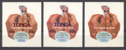 Tonga, 1979, Sir Rowland Hill, UPU, United Nations, Service Stamps, Self-Adhesives, MNH, Michel 192-194 - Tonga (1970-...)