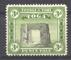 Tonga, 1942, Prehistoric Stone Gate, MLH, Michel 77 - Tonga (...-1970)