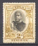 Tonga, 1897, King George Tupou II, MLH, Michel 41ab - Tonga (...-1970)
