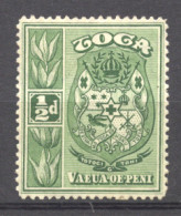 Tonga, 1897, Heraldry, MLH, Michel 39 - Tonga (...-1970)