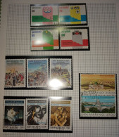 48341) SAN MARINO 4 SERIE COMPLETE USATE DEL 1989 - CINEMA-WASHINGTON-RIV. FRANCESE-AVV. SPORTIVI - Used Stamps