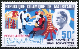 Mauritania 1966 MNH, Dr Albert Schweitzer Nobel Peace Winner, Medicine - Albert Schweitzer