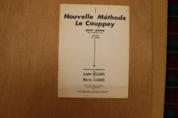 Nouvelle Méthode - LE COUPPEY- "Entrechats Pour Percussion Et Piano" J.M. Depelsenaire. 1978 - Canto (corale)